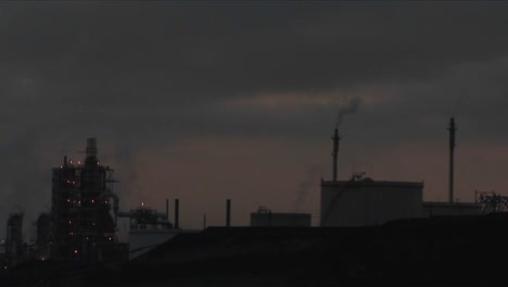 A-time-lapse-shot-from-day-to-night-of-a-petrochemical-factory-or-oil-refinery