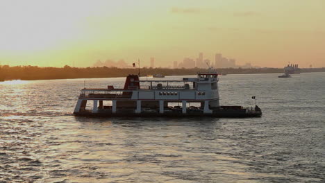 A-large-barge-or-ferry-boat-near-Miami-Florida