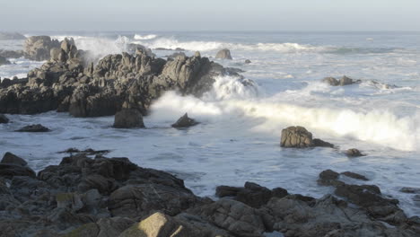 Wide-time-lapse-of-waves-breaking-on-the-rocks-at-Point-Pinos-in-Pacific-Grove-California