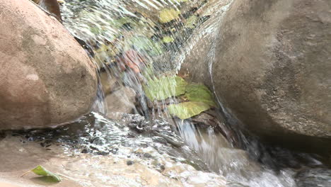 Loopable-close-up-of-waterfall-in-Wheeler-Springs-above-Ojai-California