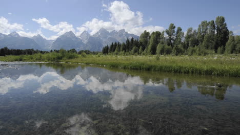 Time-lapse-of-clouds-at-Schwabacher-Landing-in-Grand-Teton-National-Park-Wyoming