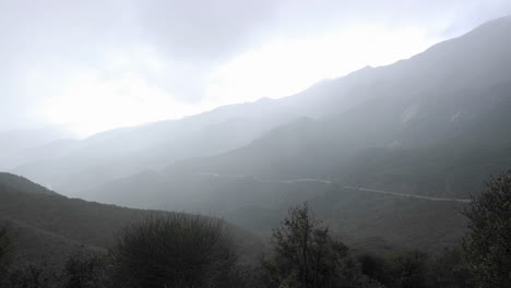 Time-lapse-of-fast-rainstorm-clearing-over-the-Santa-Ynez-Mountains-above-Ojai-California