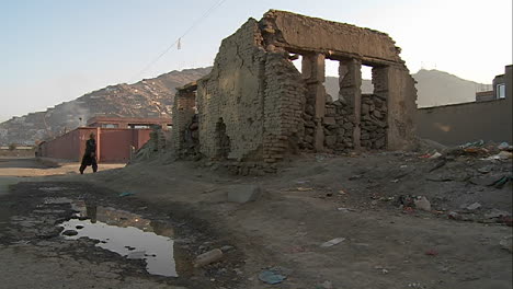 A-bombed-out-neighborhood-in-Kabul-Afghanistan-1