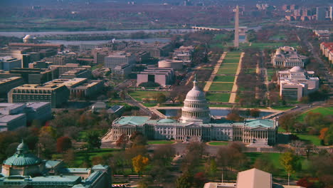 Good-aerial-over-capitol-dome-Congress-and-Washington-Monument-in-Washington-DC-2