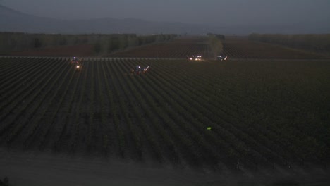 Time-lapse-of-automated-night-picking-in-a-vineyard-in-the-Salinas-Valley-Monterey-County-California