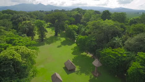An-aerial-shot-of-the-Mayan-ruins-of-Quirigua-5