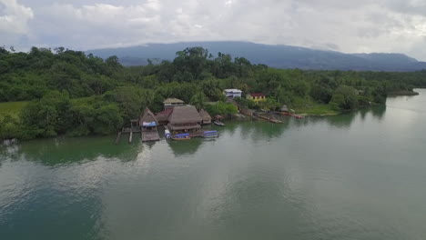 An-aerial-over-a-small-village-on-the-Rio-Dulce-River-in-Guatemala-5