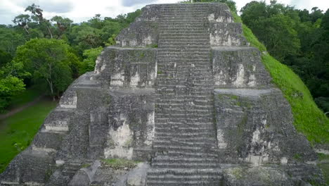 Spectacular-aerial-shot-over-the-Tikal-pyramids-in-Guatemala-2