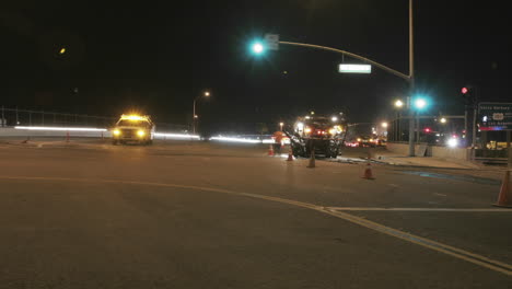 Traffic-passes-through-an-intersection-where-construction-crews-are-working
