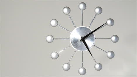 Time-lapse-of-contemporary-hand-clock-running