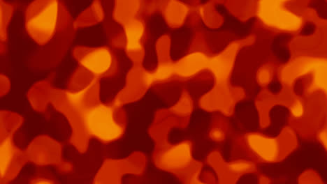 Looping-animations-of-a-red-and-orange-liquid-camouflage-like-pattern