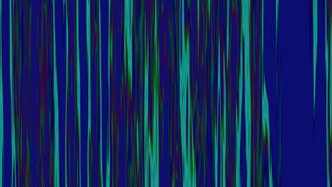 Looping-Animation-Von-Blauen,-Aquagrünen-Und-Violetten-Vertikalen-Linien,-Die-Oszillieren