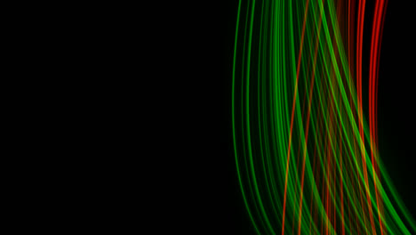 Looping-Animation-Von-Roten-Und-Grünen-Lichtstrahlen