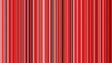 Looping-Animation-Von-Schwarzen,-Roten-Und-Weißen-Vertikalen-Linien,-Die-Oszillieren