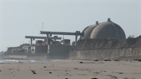 Toma-De-Establecimiento-De-La-Planta-De-Energía-Nuclear-De-San-Onofre,-Cerca-De-San-Diego,-California