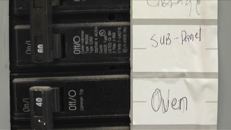 Una-Caja-De-Disyuntores-Contiene-Etiquetas-Ordenadas