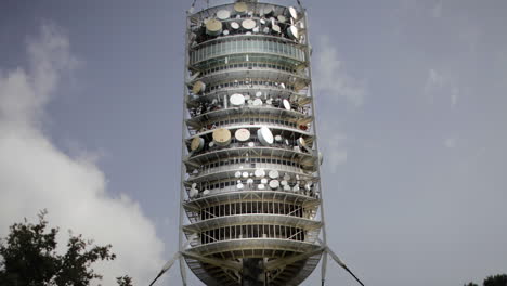 Barcelona-Tibidabo-Gebäude-Zeitraffer