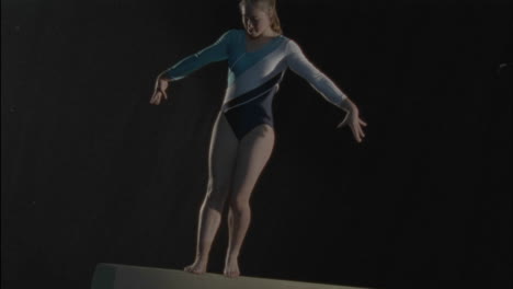 Gymnast-girl-performing