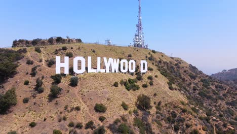 Gute-Antenne-Des-Hollywood-Schildes-In-Den-Hollywood-Hills-Los-Angeles-Kalifornien-Schlägt-Filmindustrie-Vor