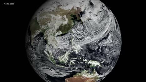Nasa-Animation-Of-A-Globe-Spinning-From-Space-With-An-Emphasis-On-Global-Warming-And-Climate