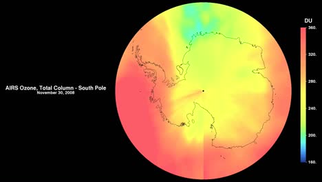 La-Animación-Muestra-Los-Niveles-De-Ozono-En-El-Polo-Sur.