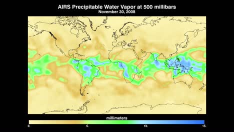 El-Mapa-De-La-NASA-Indica-Los-Niveles-De-Vapor-De-Agua-En-El-Aire-En-Milibares.