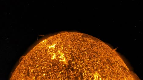 NASA-Produktion-Zeigt-Der-Sonne-Das-Universum-Sonneneruptionen