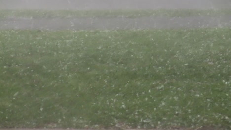 A-Large-Storm-Produces-Hail-And-Heavy-Rain