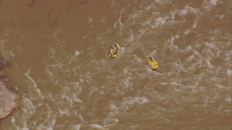 Rafters-In-The-Grand-Canyon-From-Directly-Above