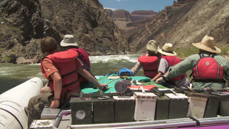 Pov-Of-White-Water-Rafters-Navigate-The-Grand-Canyon-1