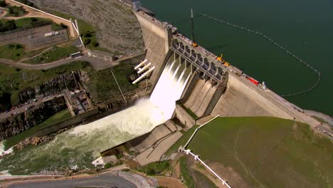 Aerial-Over-Folsom-Dam-On-The-American-River-In-California-1