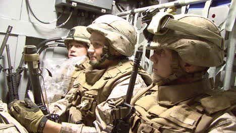 Marines-With-Vehicles-Are-Carried-By-A-Navy-Landing-Craft-Air-Cushion-Lcac-To-Training-In-Hawaii