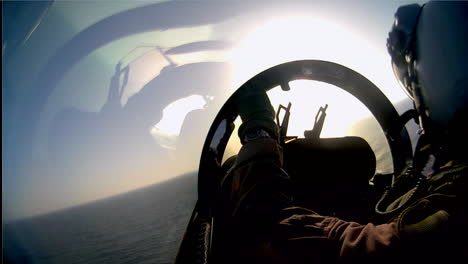 Pov-Shot-Of-A-Fighter-Jet-Taking-Off-From-An-Aircraft-Carrier-2