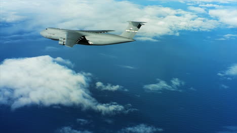 Antennen-Des-Us-Air-Force-Air-Mobility-Command-C5-Im-Flug-9