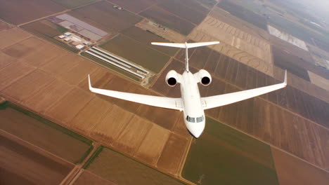 Aerials-Of-The-Us-Air-Force-Air-Mobility-Command-C37-Executive-Us-Government-Jet-In-Flight-5