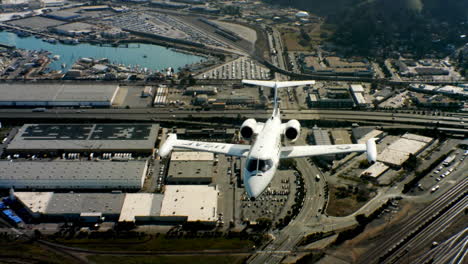 Aerials-Of-The-Us-Air-Force-Air-Mobility-Command-C21-Executive-Us-Government-Jet-In-Flight-4