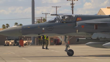 Colombian-Air-Force-Fighter-Jets-Taxi-On-The-Runway