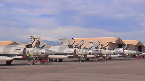 A-Fighter-Jet-From-The-United-Arab-Emirates-Taxis-On-A-Runway-At-A-Military-Base