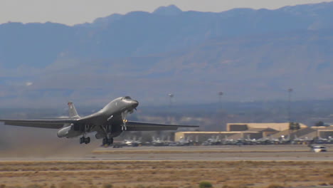 Air-Force-B1B-Lancer-Bomber-Taking-Off