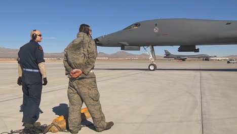 Air-Force-B1B-Lancer-Bomber-Taxiing