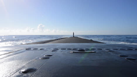 Aufnahmen-Von-Einem-U-Boot-Auf-See