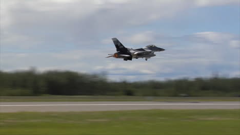 Jet-Aircraft-Takeoff-At-Eielson-Air-Force-Base-In-Alaska-1