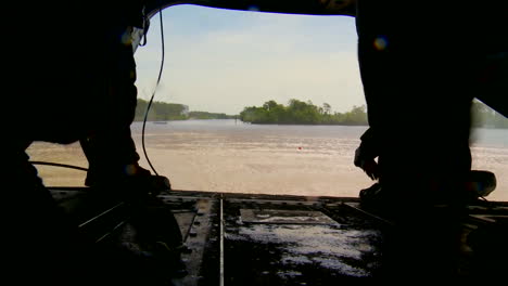 Paratroopers-Jump-From-A-Low-Flying-Helicopter-Into-A-River