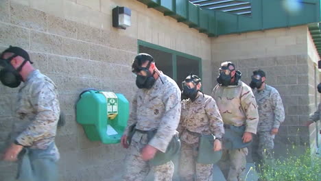 Us-Marines-Conduct-Poison-Gas-Experiments-Wearing-Gas-Masks