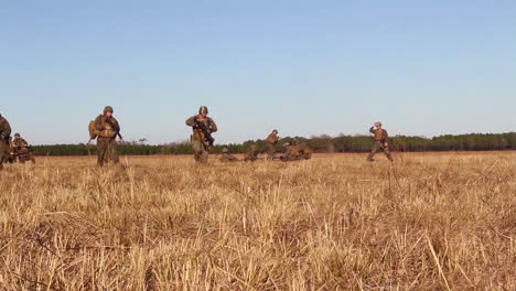 American-Wounded-Undergo-Transportation-To-A-Field-Hospital-By-Helicopter-During-Simulated-Battle-1