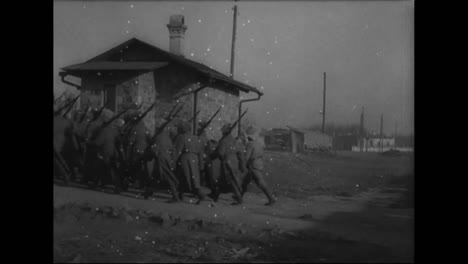 The-Russian-Army-Marches-In-Formation-Near-Vladivostok-Siberia-Russia-From-1918-1