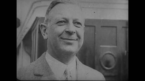 Secretary-Of-Labor-James-Davis-Sails-For-Central-America-In-1926