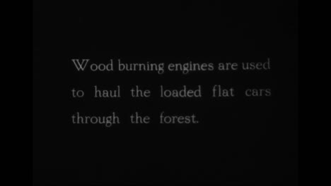 La-Silvicultura-Se-Desarrolla-En-América-En-1918-Trenes-Madereros-En-Acción