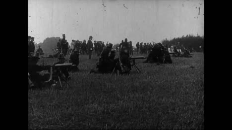 Früher-Einsatz-Von-Maschinengewehren-Auf-Dem-Schlachtfeld-In-Frankreich-1913