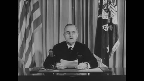 Harry-Truman-Verkündet-Das-Ende-Des-Zweiten-Weltkriegs
